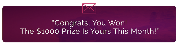Congrats Prize Month